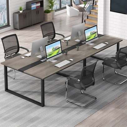 Office Table : 2.4 Meter Boardroom MDF Table image 1