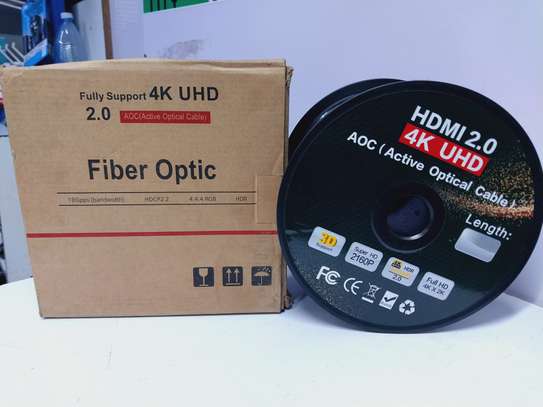 HDMI Optical Fiber Cable 100 Meter, 18.0 Gbps image 1