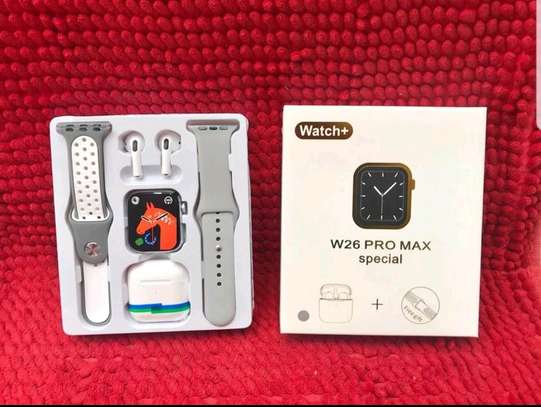 Watch W26 Pro Max (Earbuds,2 pair of Straps) image 2