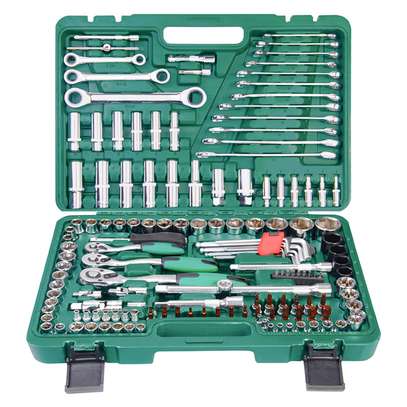 150-piece tool set comprehensive household toolbox image 1