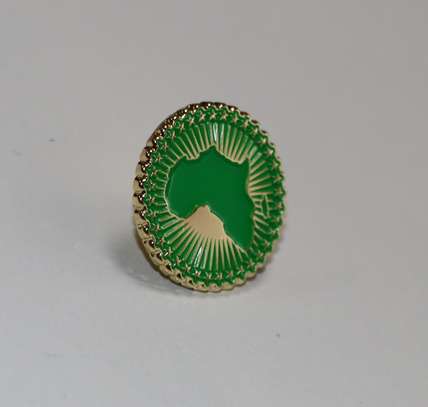 African Union Flag Lapel Pin Badge image 1