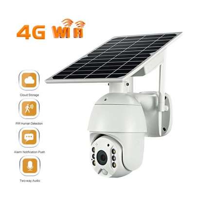 4G Solar Camera PTZ 360 -(With  Full Colored At Night) image 1
