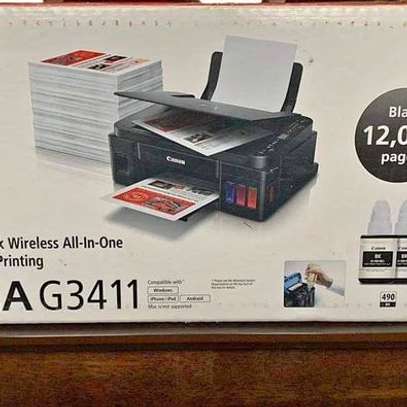 Canon PIXMA All In One G3411 Printer + Extra Black Ink image 1