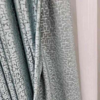 Rich silky curtain fabrics image 1