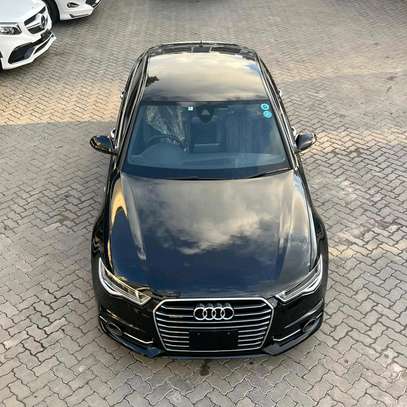 Audi A6 black S-line 2017 image 2