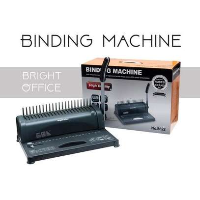 Bright Office Binding Machine A4 - Black Grey image 1