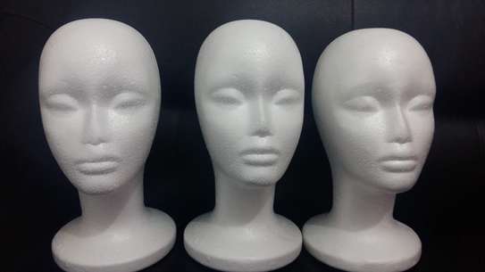 Styrofoam head mannequins image 1