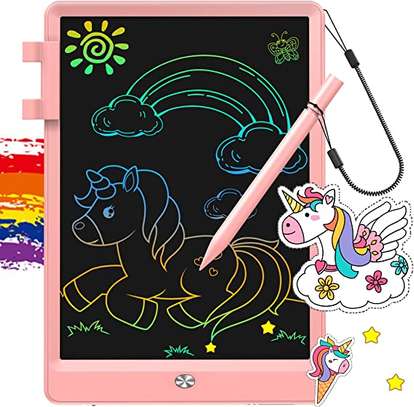 LCD Writing Tablet, 12.8 Inch Colorful Toddler Board. image 5