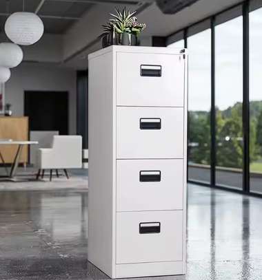 Office Cabinet: Four Tier Modern File Cabinet image 2