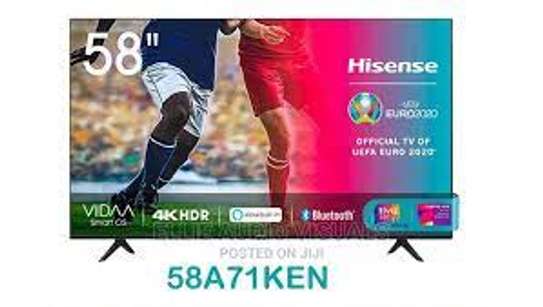 Hisense 58 inch Smart 4K frameless tv image 1