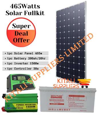 Special 465watts Solar fullkit. image 1