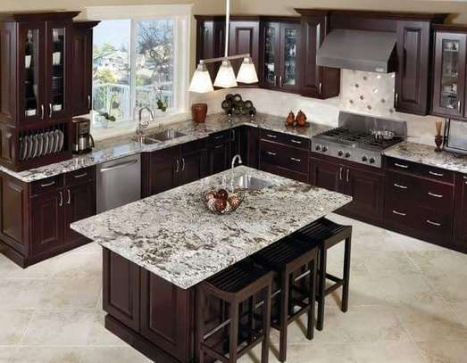 kitchen cabinets and Granite Tops image 4
