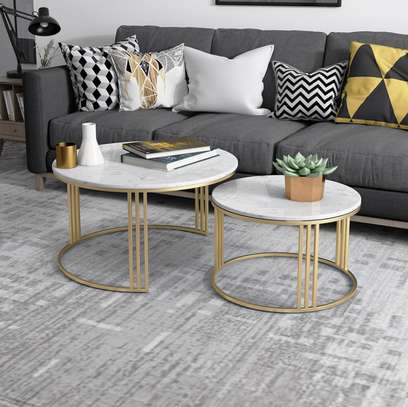 Luxury Nesting Marble Coffee Table image 8