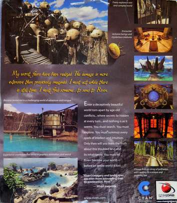 “RIVEN” THE SEQUEL TO MYST / ORIGINAL COMPUTER GAME! image 3