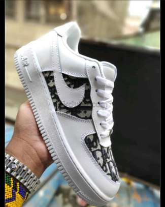 Leather Airforce 1 Dior 💯🔥

Size 40-45 image 2