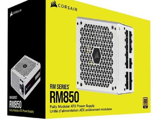 CORSAIR RM Series (2021), White, RM850, 850 Watt, 80 Plus image 1