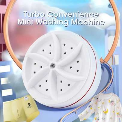 Mini washing machine sub rotating turbine image 1
