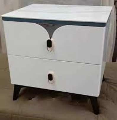 White Solid Wood Nordic Storage Cabinet for Bedroom image 5