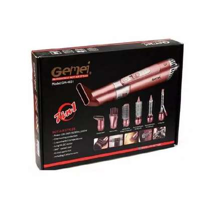 Gemei 2200W 7 In 1 Styler/Dryer/Hair Straightener/Curler image 3