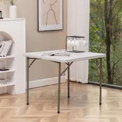 Square Plastic Portable Indoor Outdoor Dining Table image 6