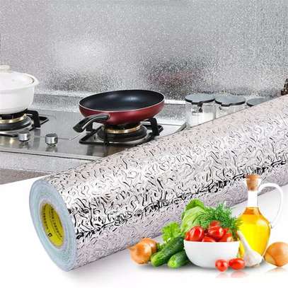 Silver Kitchen Aluminum Foil /kitchen table top mat image 1