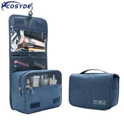 Portable cosmetic makeup toiletry bags with hooks image 6