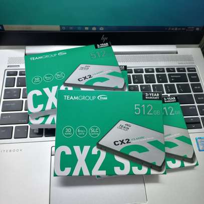 Team Group CX2 2.5" 512GB SATA III 3D NAND Internal SSD image 1