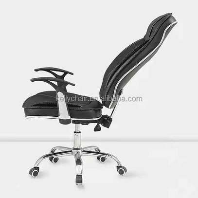 Self reclining back office chair image 1