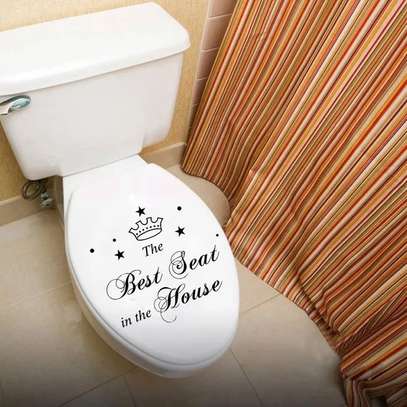 Best Seat Funny Toilet Stickers image 4