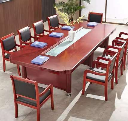 Boardroom Table : Mahogany Conference Room Boardroom Table image 10
