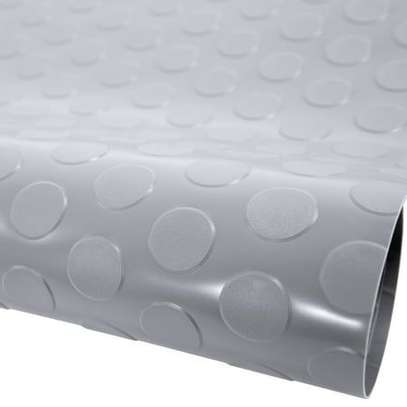 Anti-Slip Rubber Mat Raised Circles Durable Grip image 2