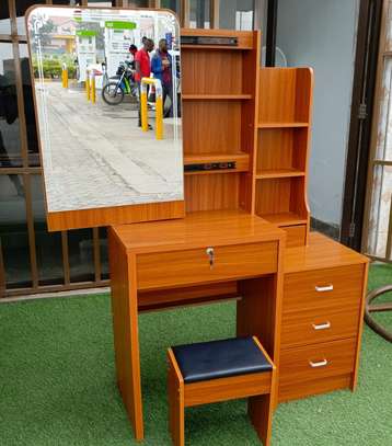 Dressers: Modern Elegant Dressing Table Vanity With Mirror image 3