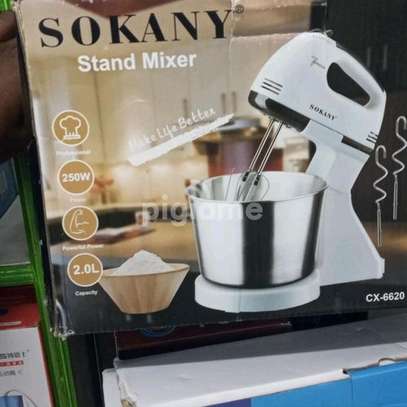 Sokany 5 SPEED Hand Held Mixer Stand With Stainless Steel Bowl image 3