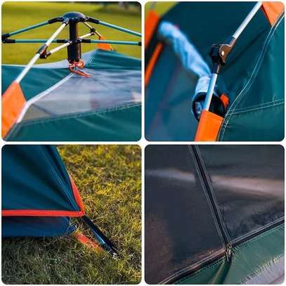 4 To 8 People Large Automatic Tent GREEN Colour image 3