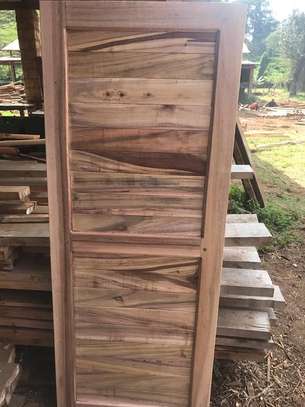 Acacia hardwood security doors/panel doors image 3