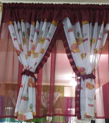 Adorable kitchen curtains and sheers image 2