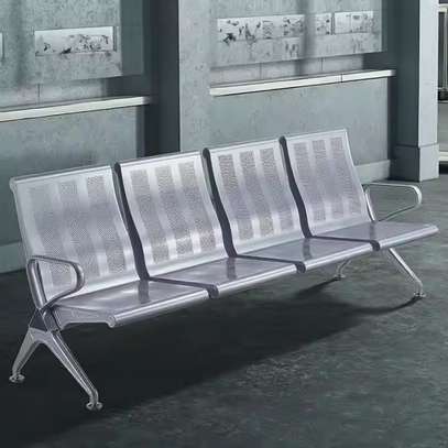 Office Bench: Public Waiting Room Chairs 3 Seater image 3