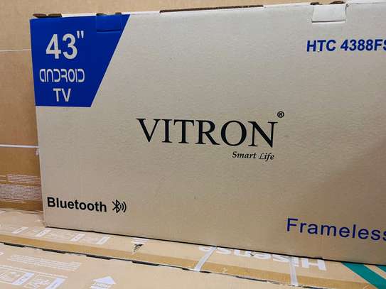 VITRON 43 INCHES SMART ANDROID FRAMELESS TV image 3