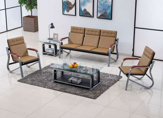 Office Sofa : 5 - Seater Reception Waiting  Sofa image 1