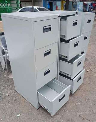 Four drawers, spacious metallic filling cabinets image 1