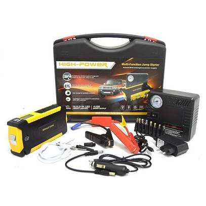 Generic JUMPSTARTER KIT WITH TYRE INFLATOR image 1