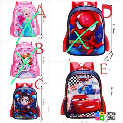 Disney Cartoon Children School Backpack image 1