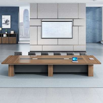 Office Table :  14 Chair Office Boardroom Table Setup image 12