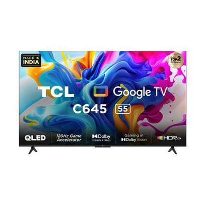 TCL 55-Inch QLED 4K HDR Smart Google TV – 55C645 image 1