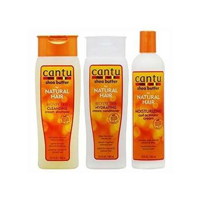 Cantu Shea Butter Shampoo+Hydrating Conditioner+Curl Activator image 1