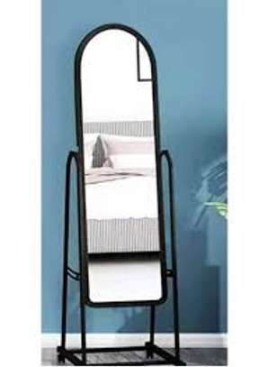 Black Metal Framed Home Dressing Mirror image 5