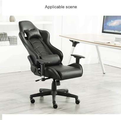 High-back Ergonomic Leather Gaming Seat image 2