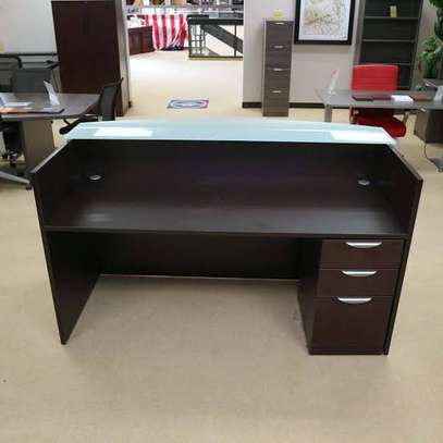 Executive Straight Reception office desks image 6