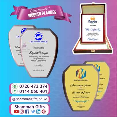 WOODEN PLAQUES | AWARDS - Customized image 1