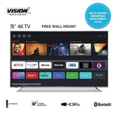 Vision Plus 75 Inch 4K V+ OS Smart TV image 1